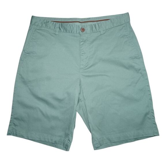 Tommy Bahama Pima Cotton Blend Chino Shorts Men’s Size 35 Green - Picture 1 of 3
